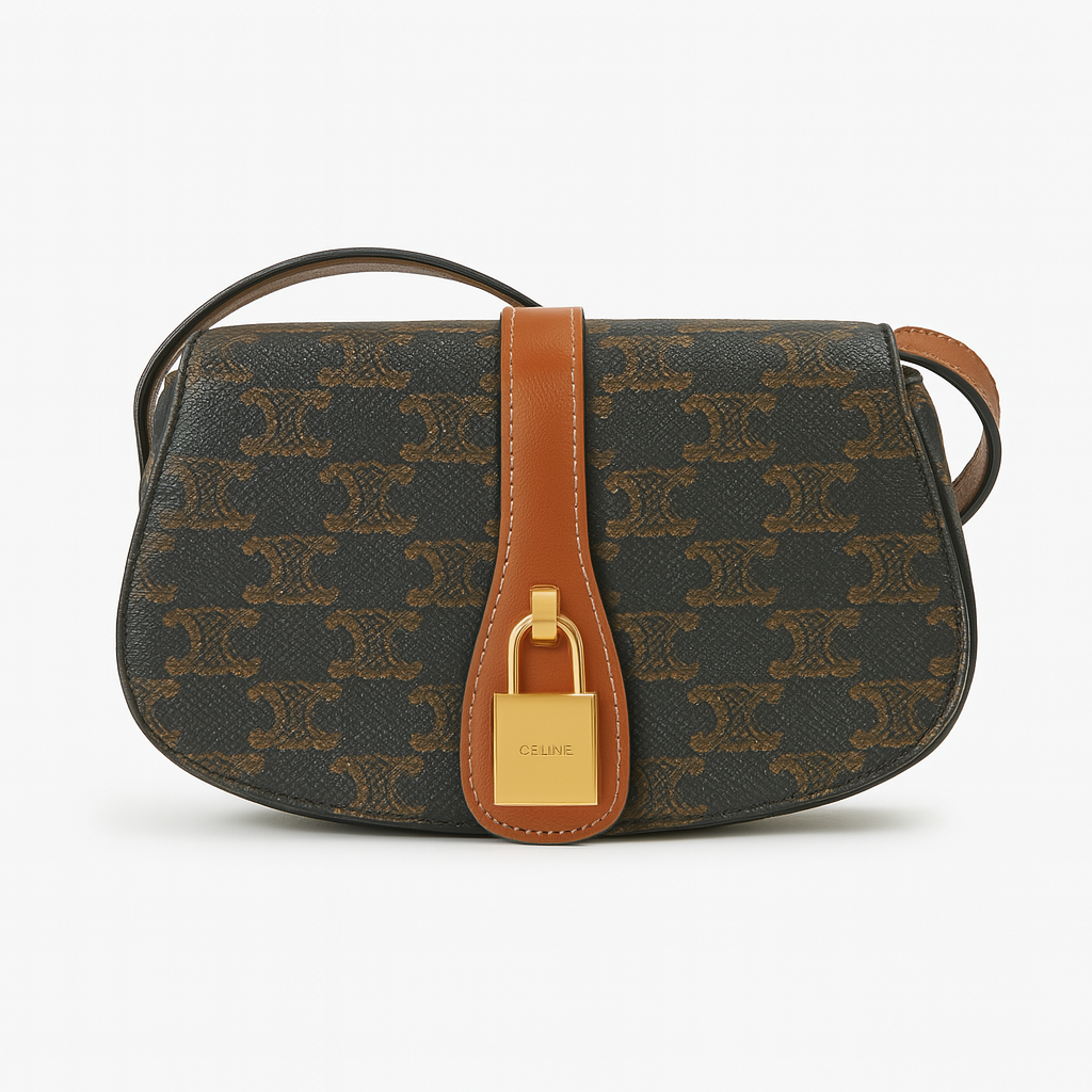 Celine Triomphe Tabou Clutch on Strap
