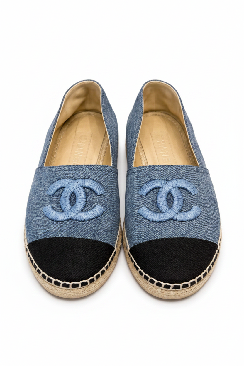 Chanel Denim Espadrilles