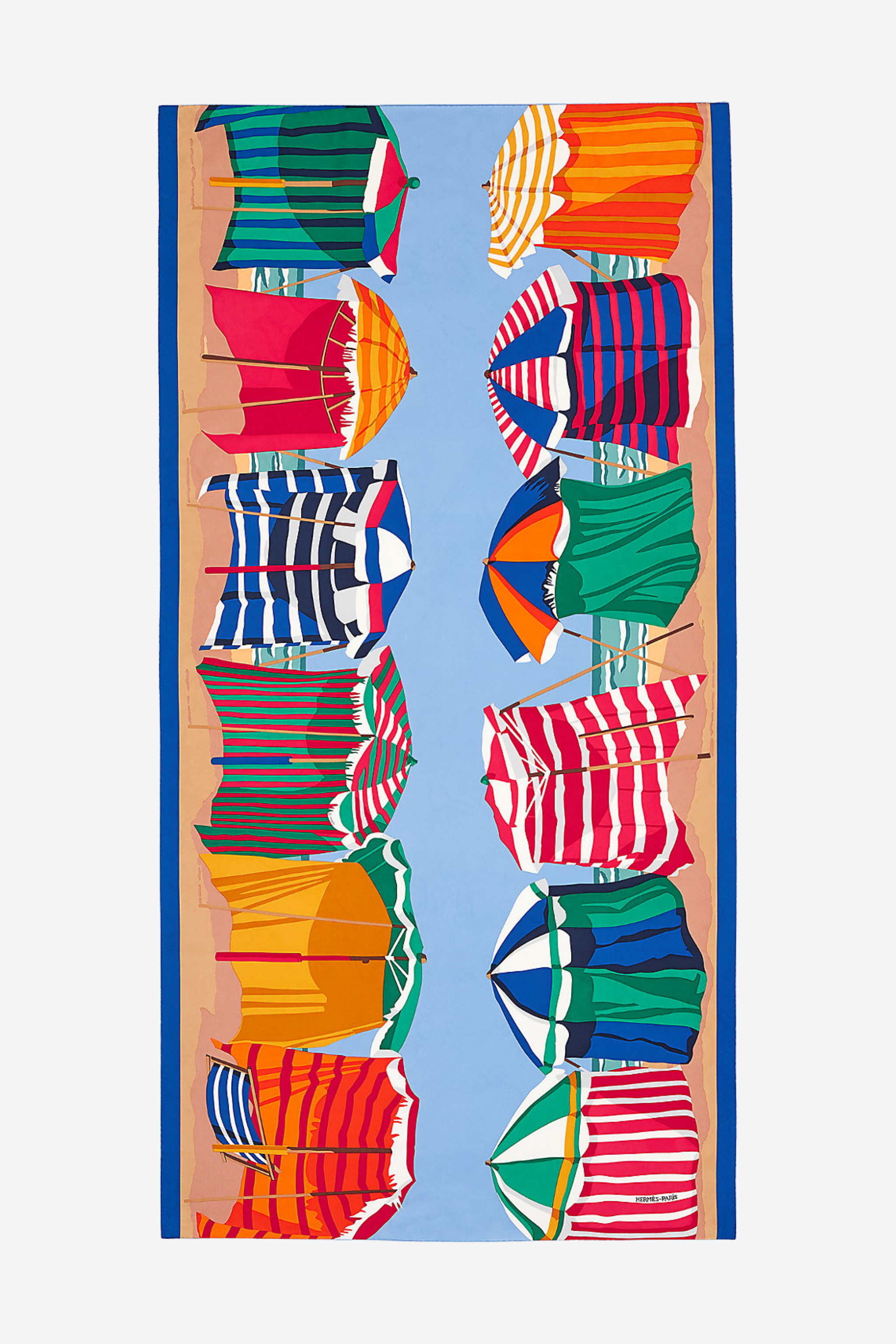 Hermes CharmesdesPlagesNormandesrectanglescarf