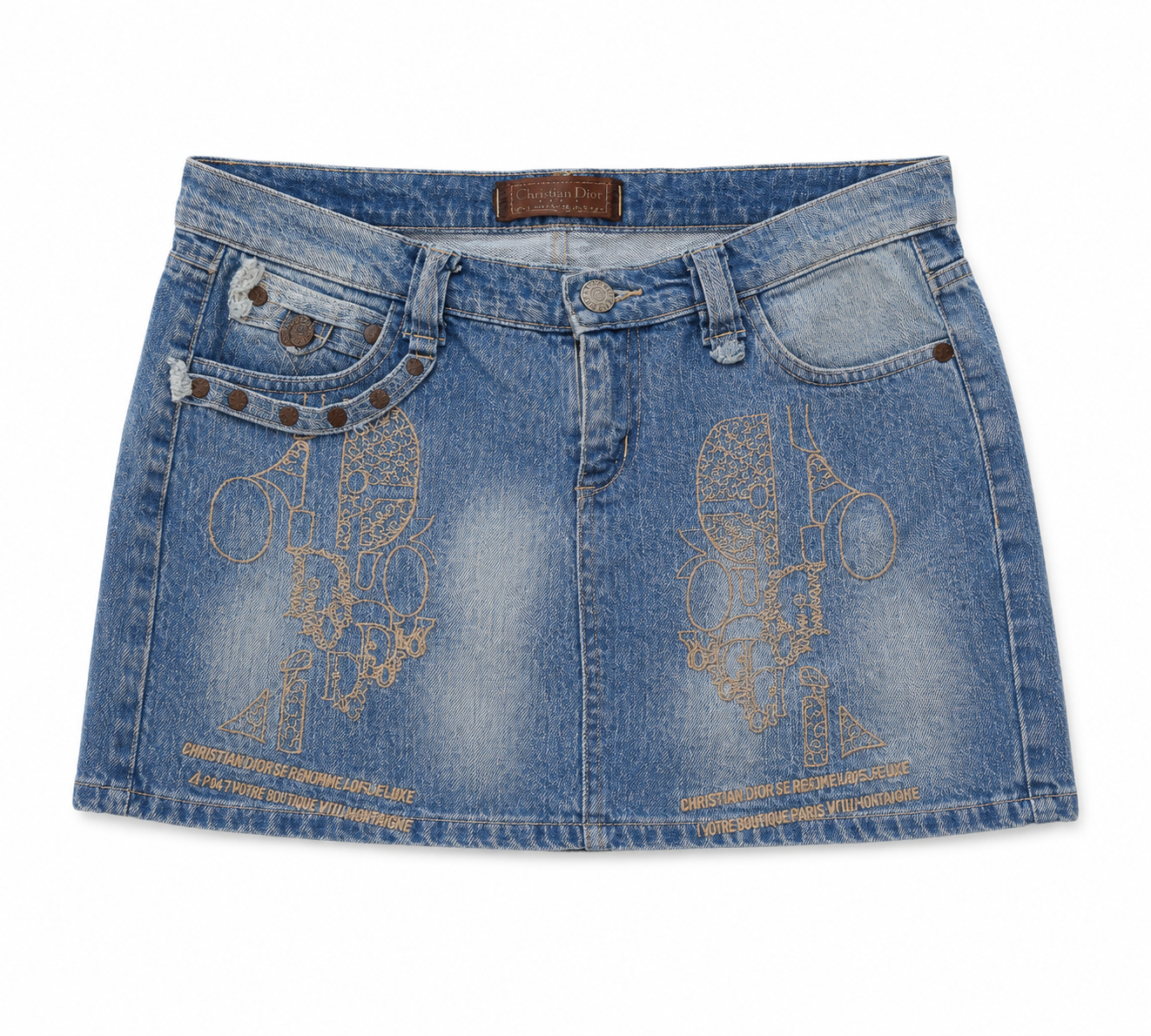 Early 2000's Denim Mini Skirt