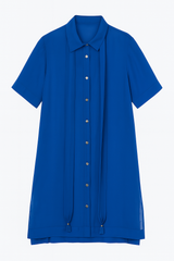 Cobalt Chiffon Tunic