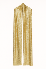 Gold Sequin Scarf