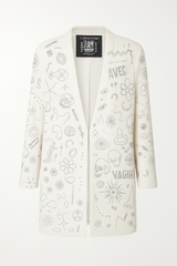 SS16 Crystal Embellished Coat