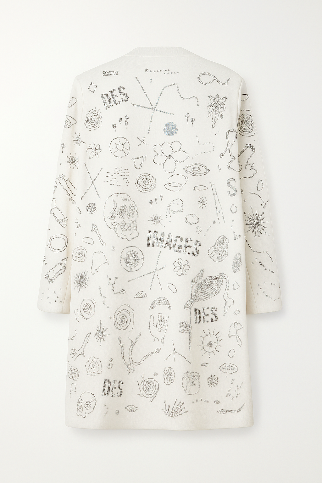 SS16 Crystal Embellished Coat