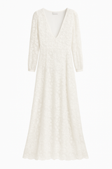Burnout White Dress