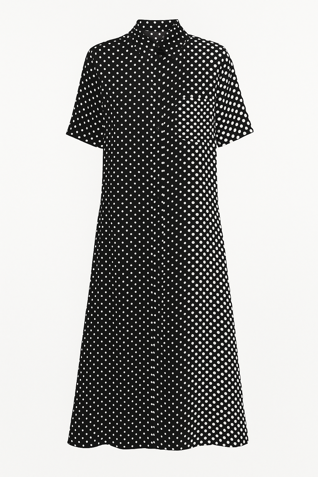 Polka Dot Dress with Belt