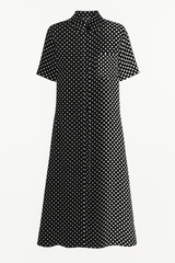 Polka Dot Dress with Belt