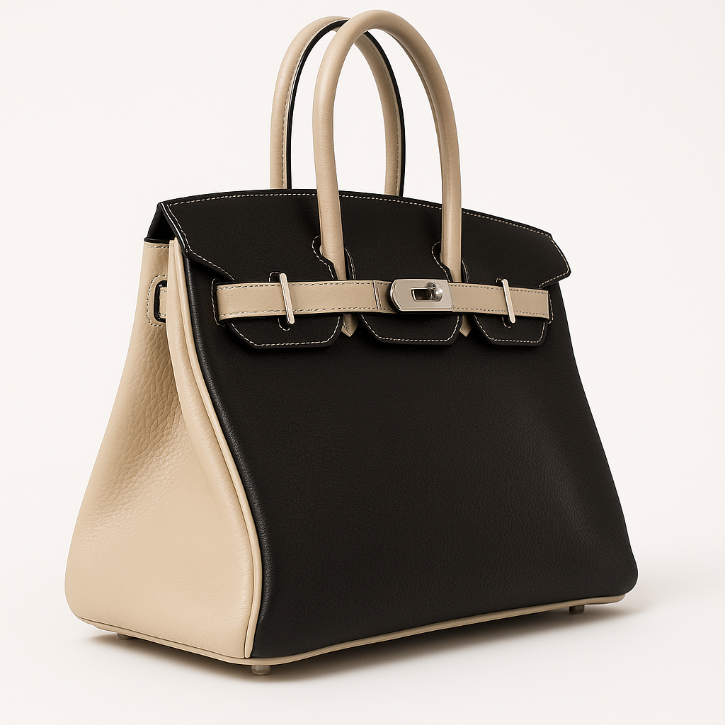 Birkin 30 Bleu Nuit and Craie Togo Silver Hardware