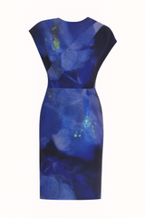 Blue Floral dress Fall 2011