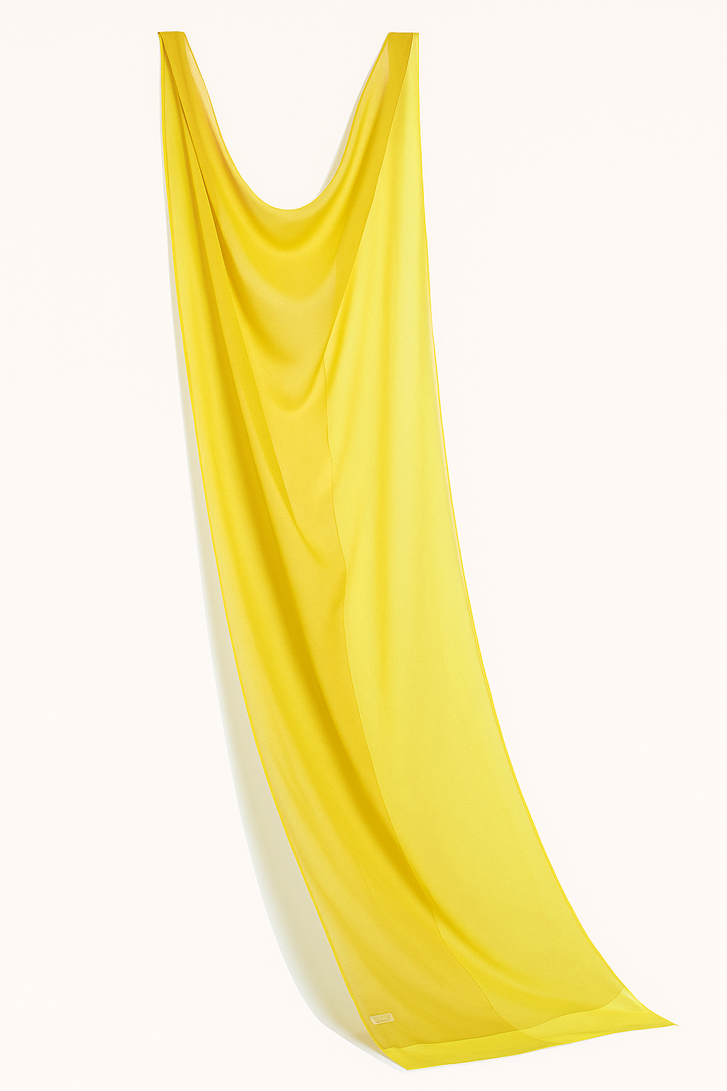 1998 Silk Yellow Scarf