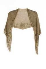 Purple Label Beaded Scarf