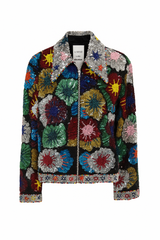 Sequins Biker Jacket