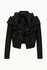 Black Satin Couture Jacket