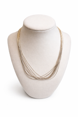 Dainty Beaded String Necklace