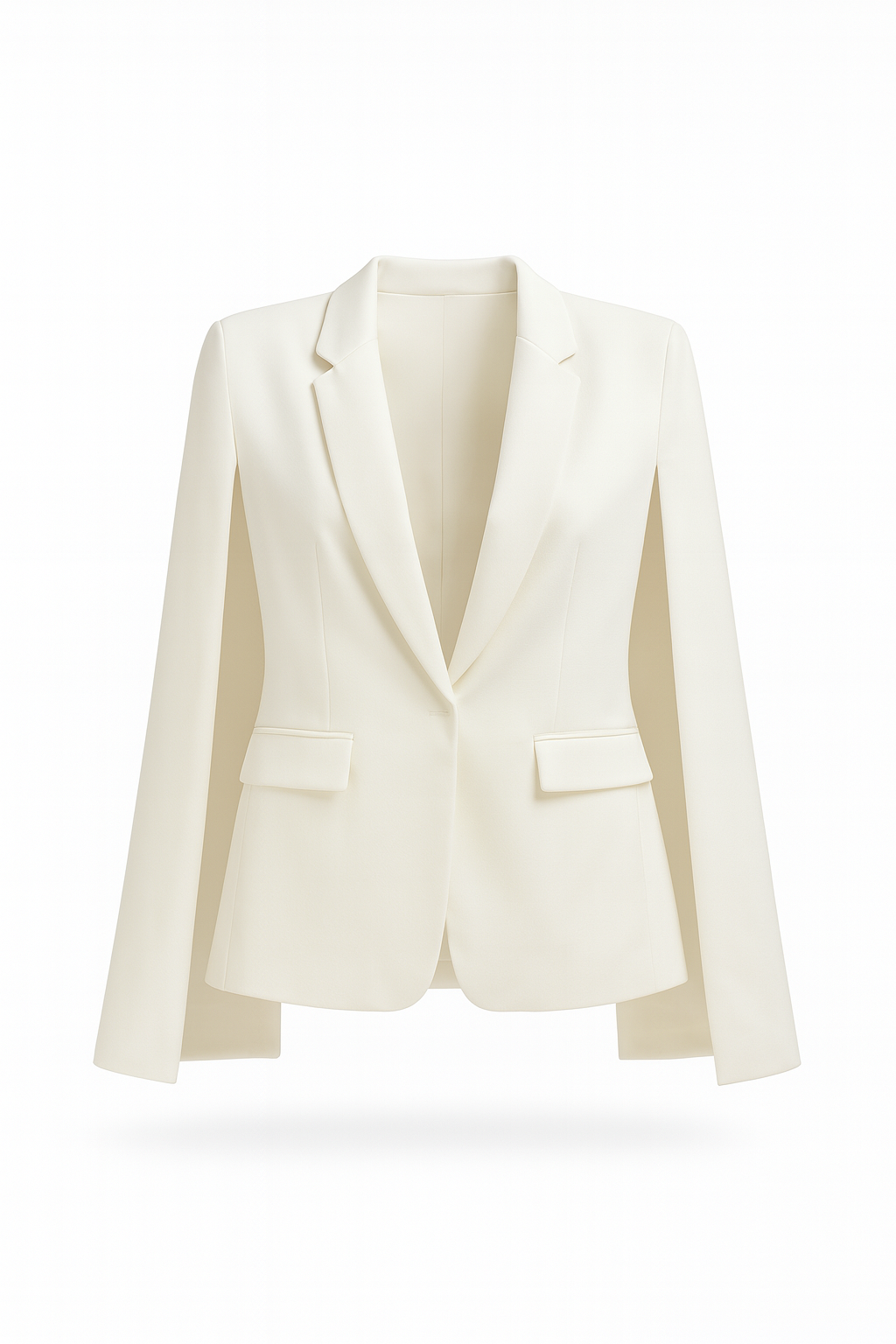 Cream Cape/Blazer with trousers