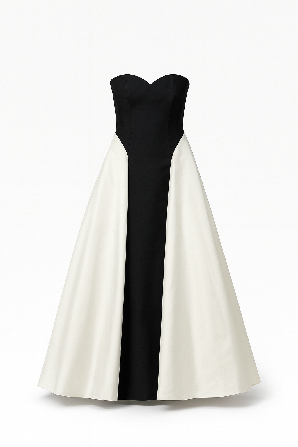 Black and White Ballgown