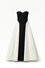 Black and White Ballgown