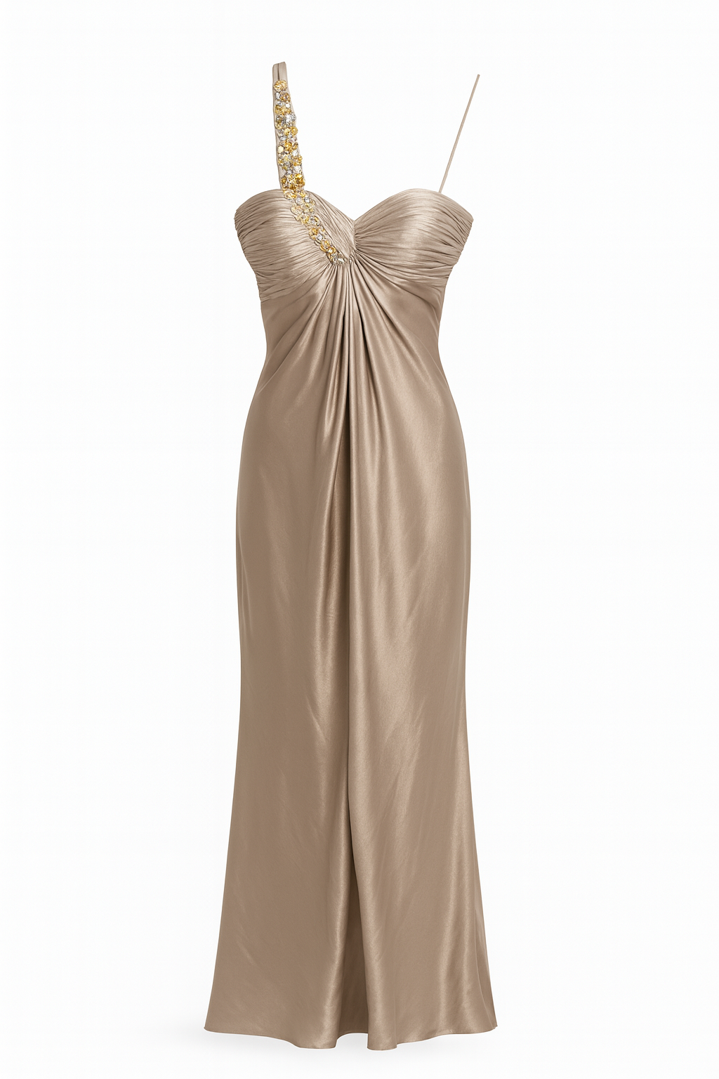 Long One Shoulder Gown