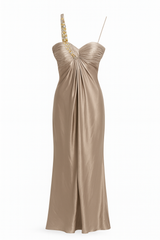 Long One Shoulder Gown