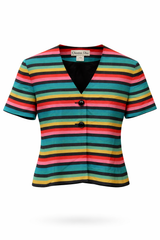Striped Mini Jacket