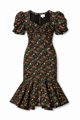 Windswept Meadow Floral Dress