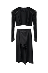 Crystal Embellished Top and Skort