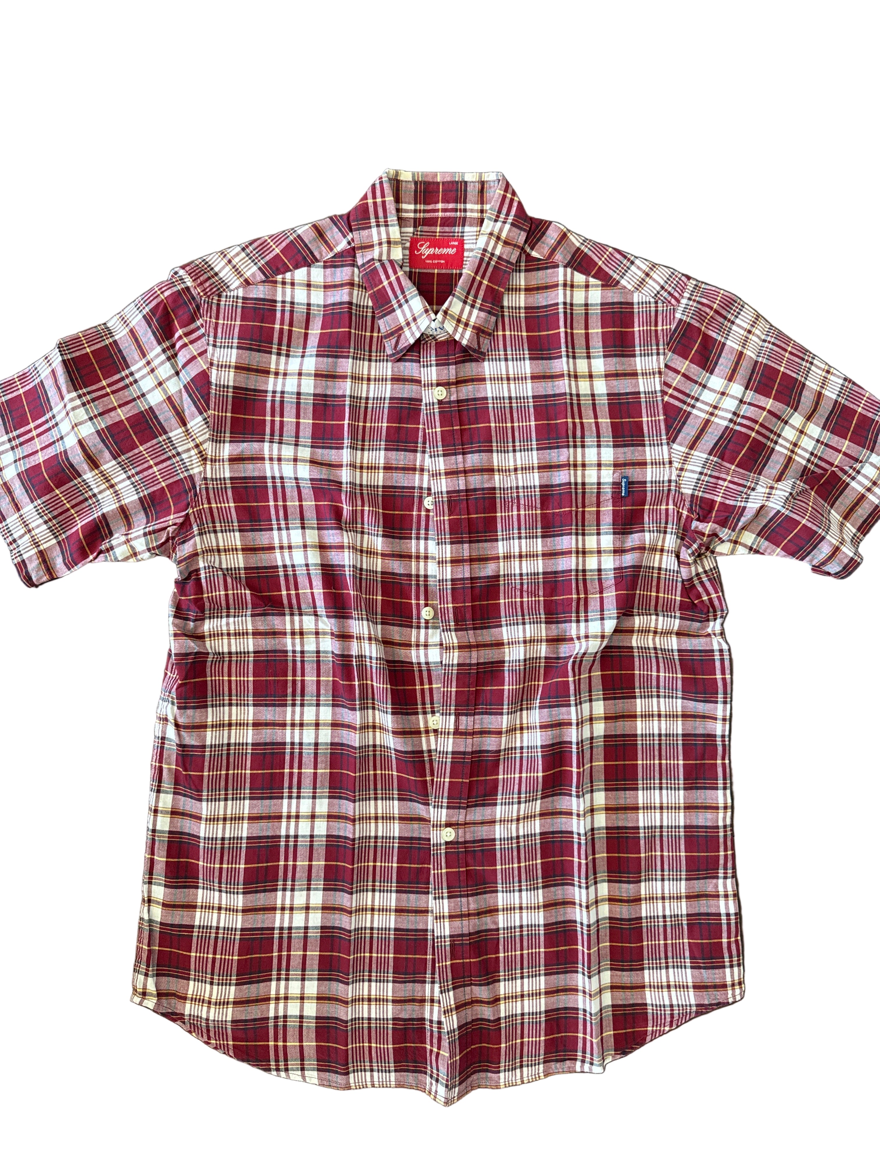 Supreme checkered shirt