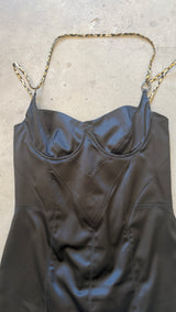 Halter Neck Black Dress