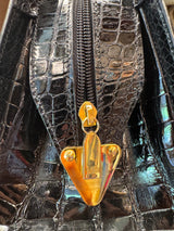 Black Crocodile Bag