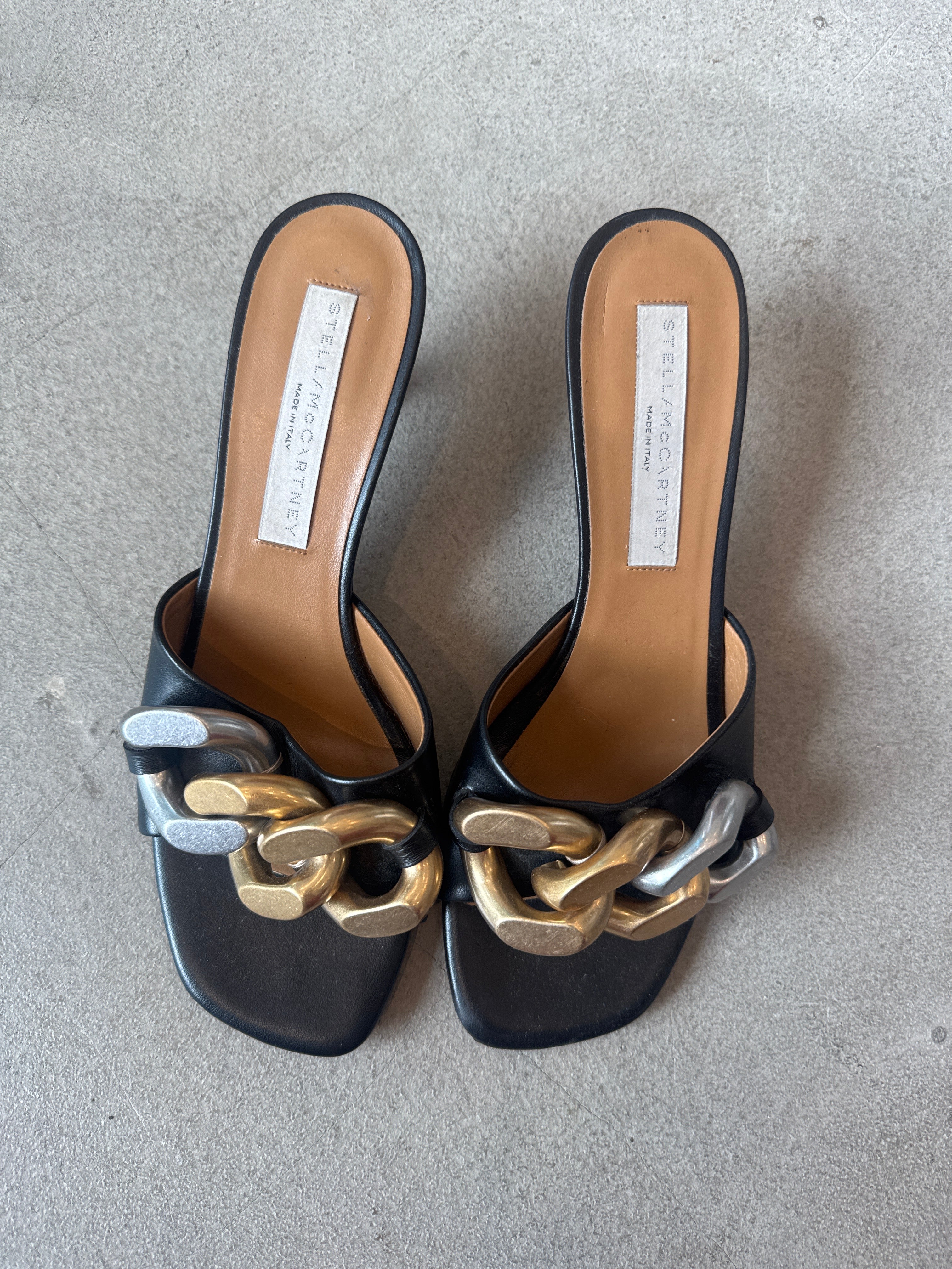 Falabella Kitten Heel Sandal
