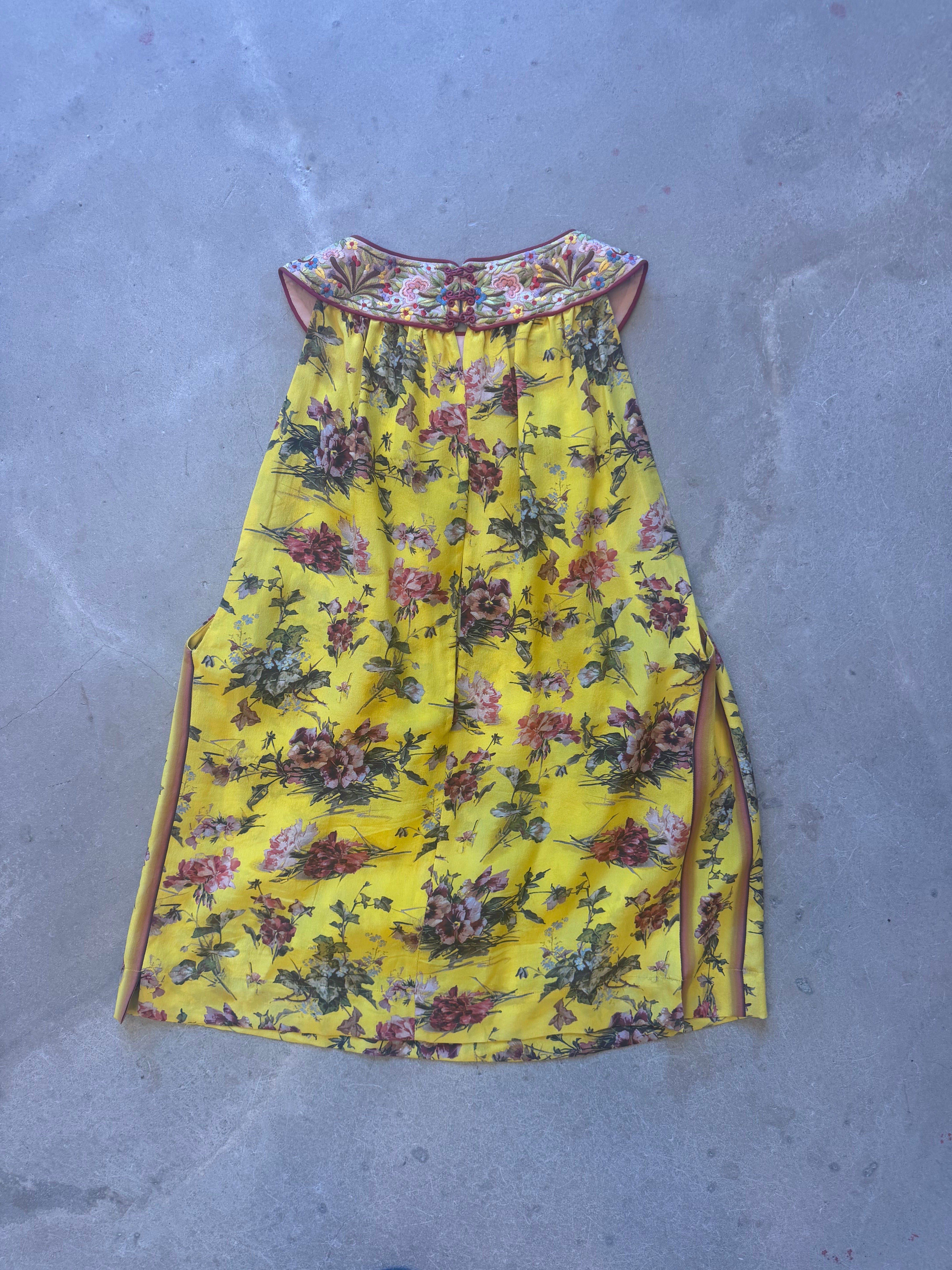 Floral and Embroidery Top