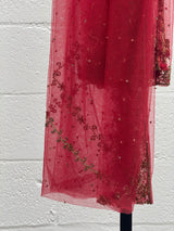 Beaded Top, Scarf and Skirt Set