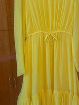 Yellow chiffon Dress