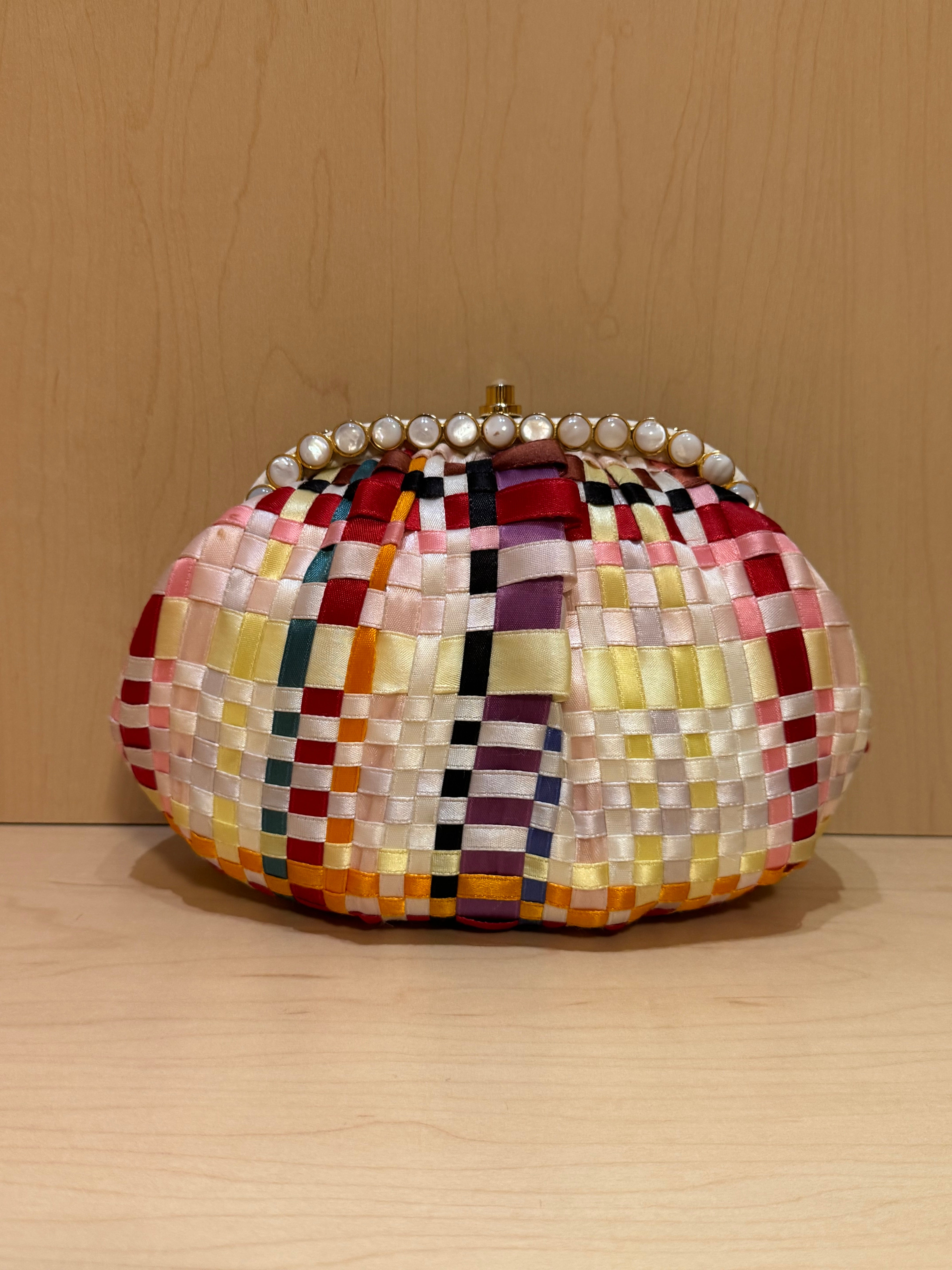 Couture Satin Ribbon Minaudière