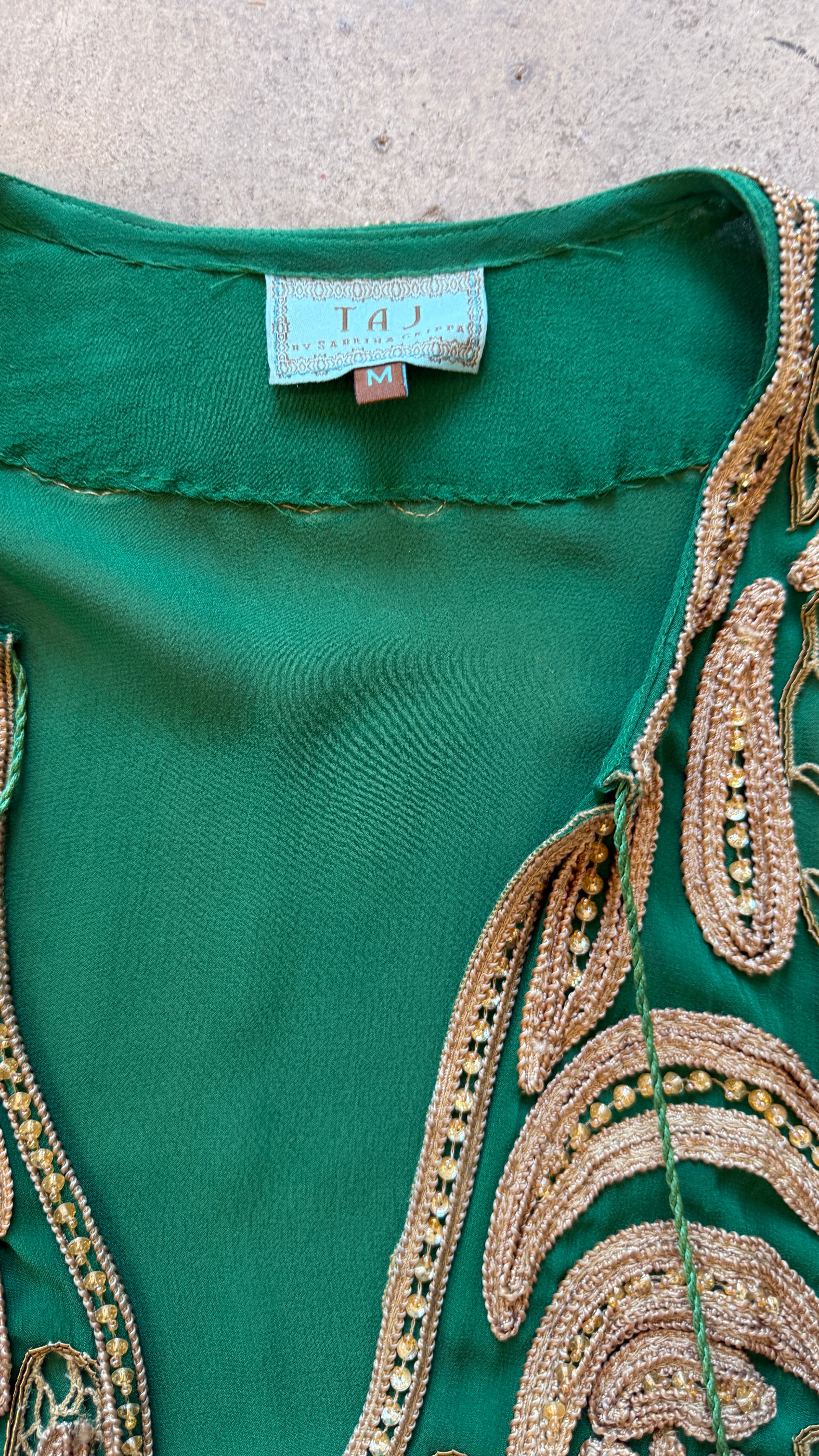 Emerald Green Kaftan