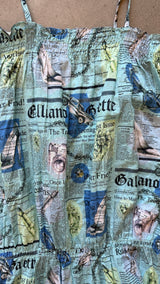 Blue Rare 2004 Newspaper Dress