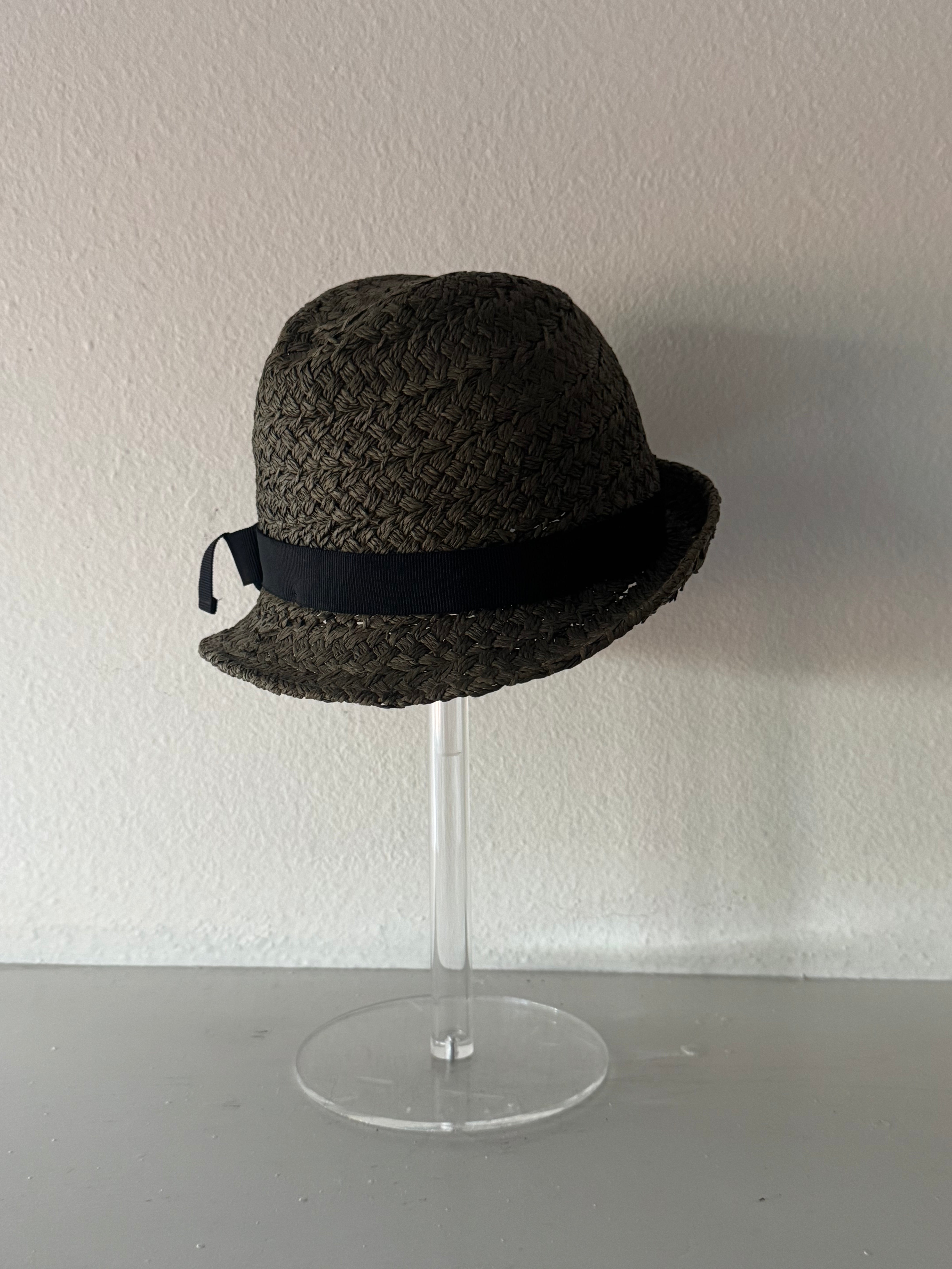 Green woven Hat