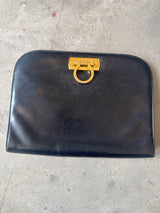 Gancini Leather Crossbody Bag