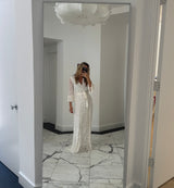 Burnout White Dress