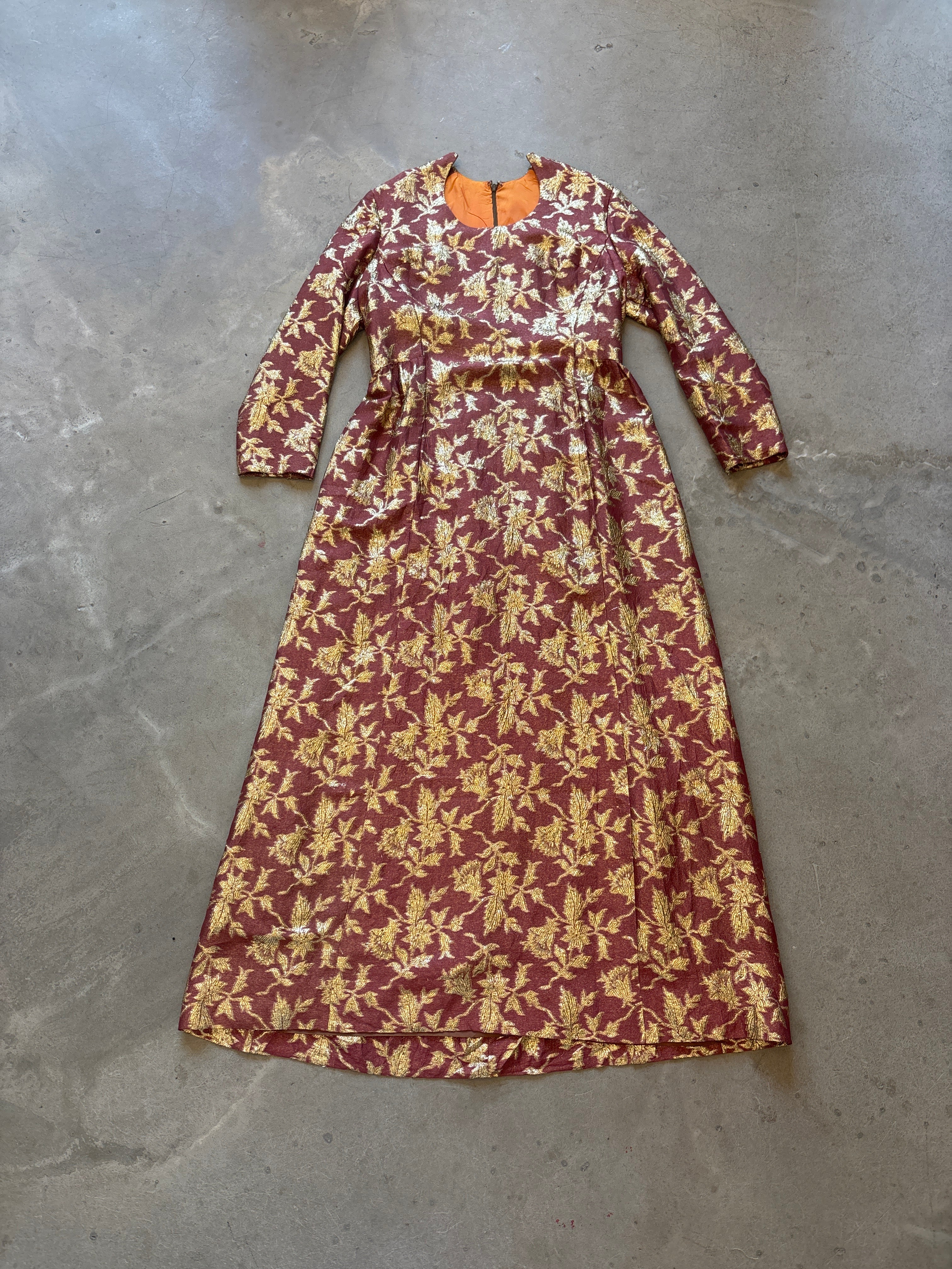 Orange & Gold Gown