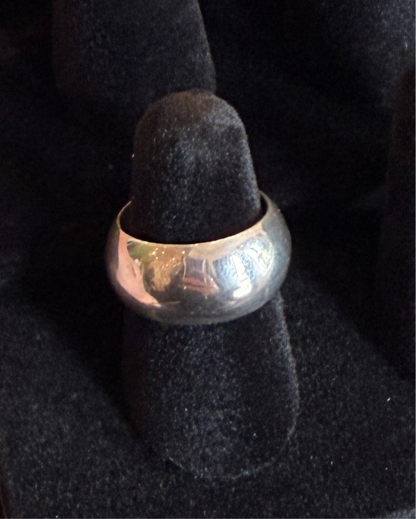 Rounded Silver Ring