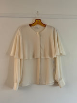 2024 Chiffon Cape Shirt