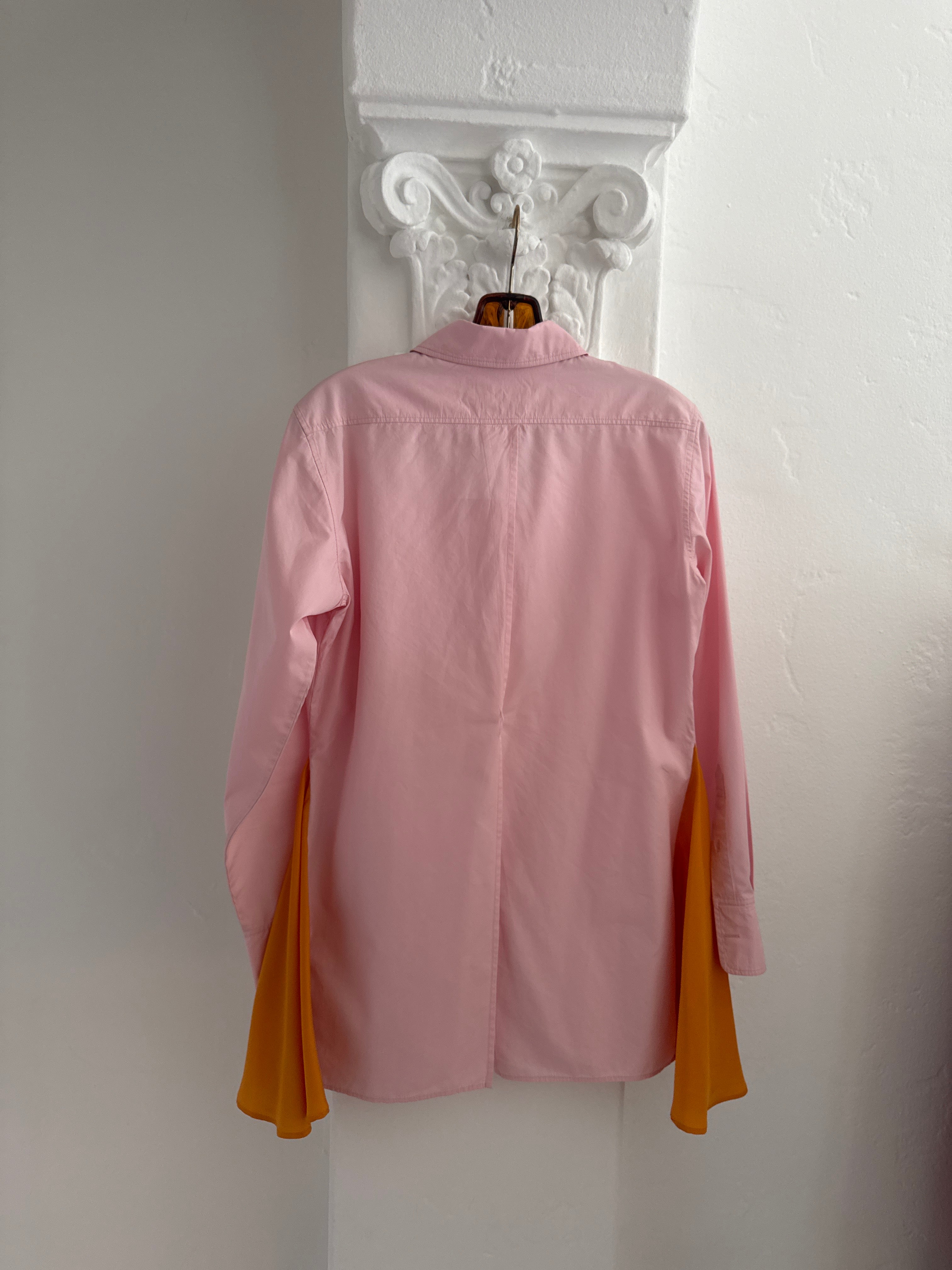 Pink Shirt with Orange detailing