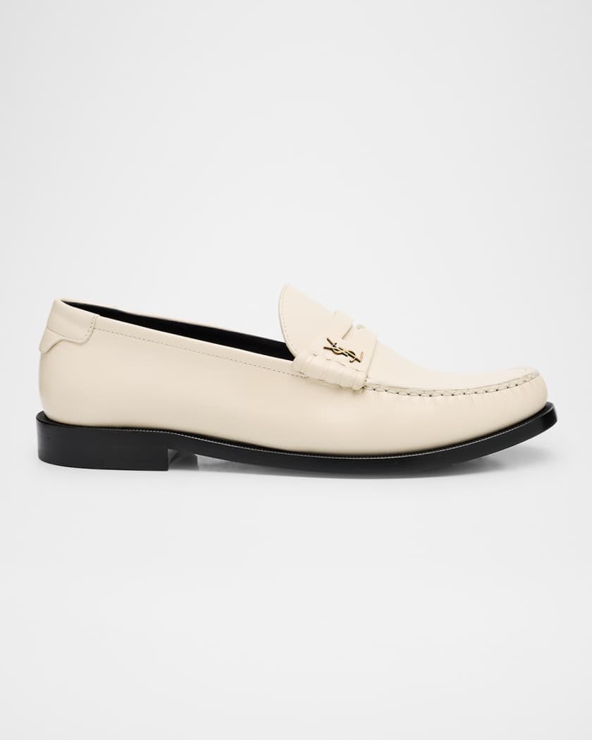 Le Leather YSL Penny Loafers