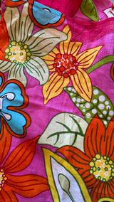 Vintage Floral Scarf Wrap