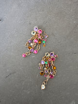 Multi Color Drop Earrings