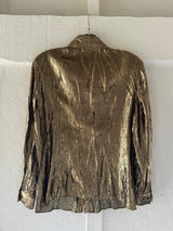 Metallic Button Up Shirt