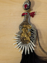 Peacock Dangle Earrings