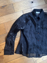 Black Sheer Vintage Shirt