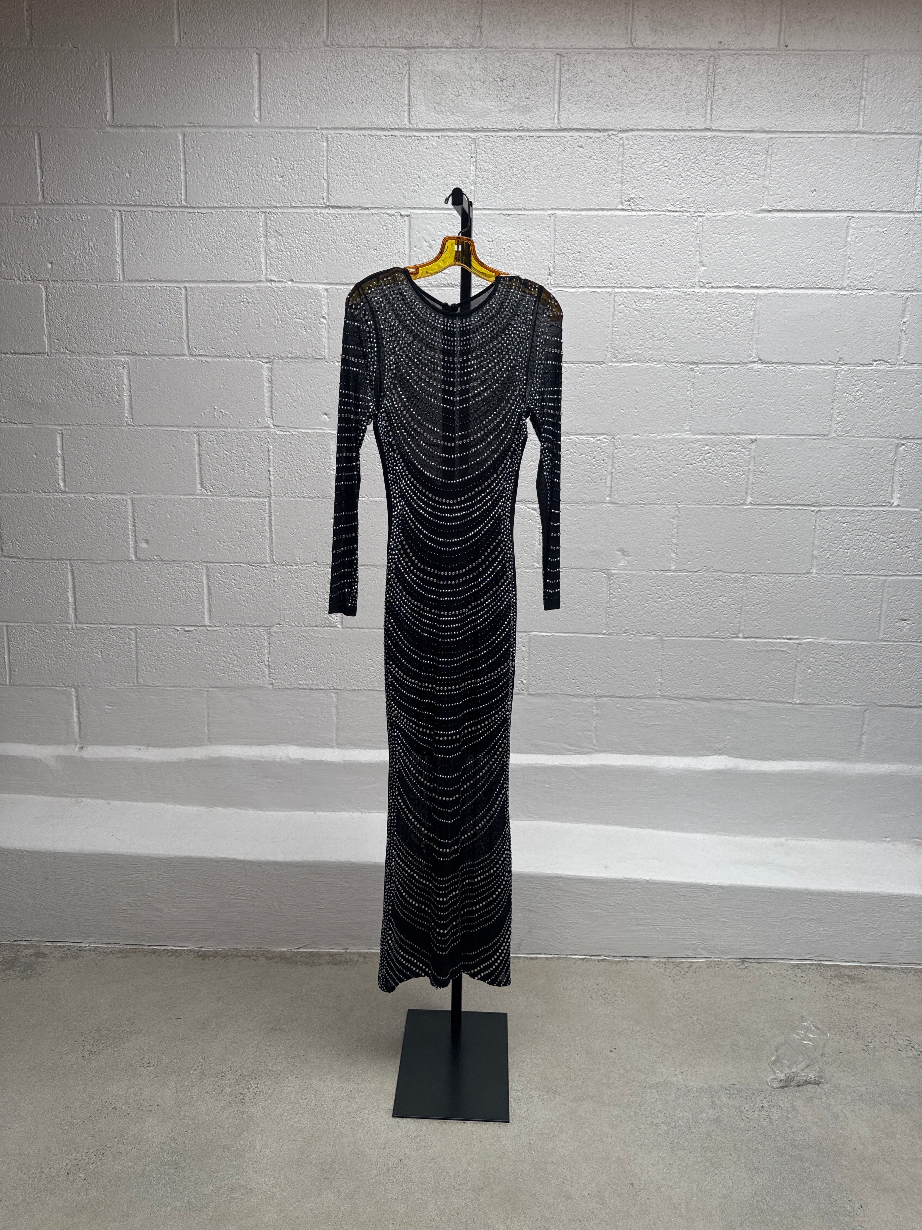 Sheer Rhinestone dress